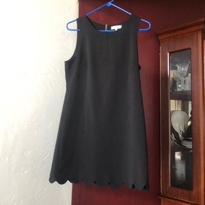 Black dress - perfect for a teacher!